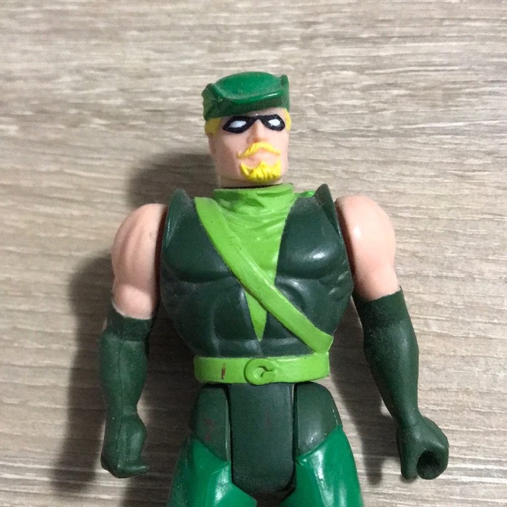 Vintage 1985 DC Comics Super Powers Green Arrow Action Figure Kenner 80s
